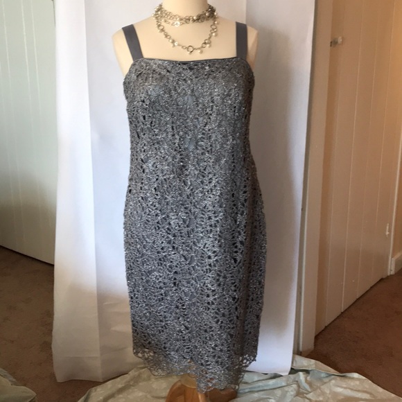 💝 RM Richards Cocktail Dress/Chiffon Jacket - Picture 2 of 7